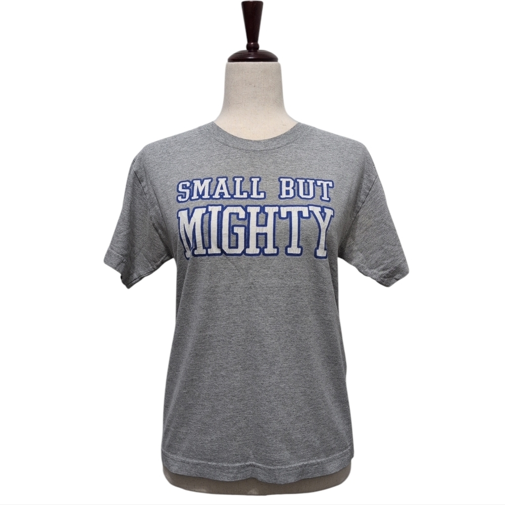 Small But Mighty T-Shirt Gray Women's XS/S - Picture 1 of 8